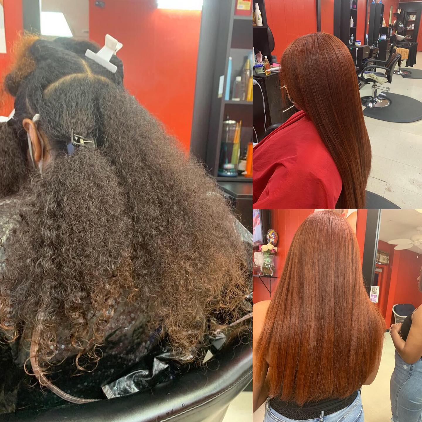 Hair styled at Vanesa Dominican Hair Salon