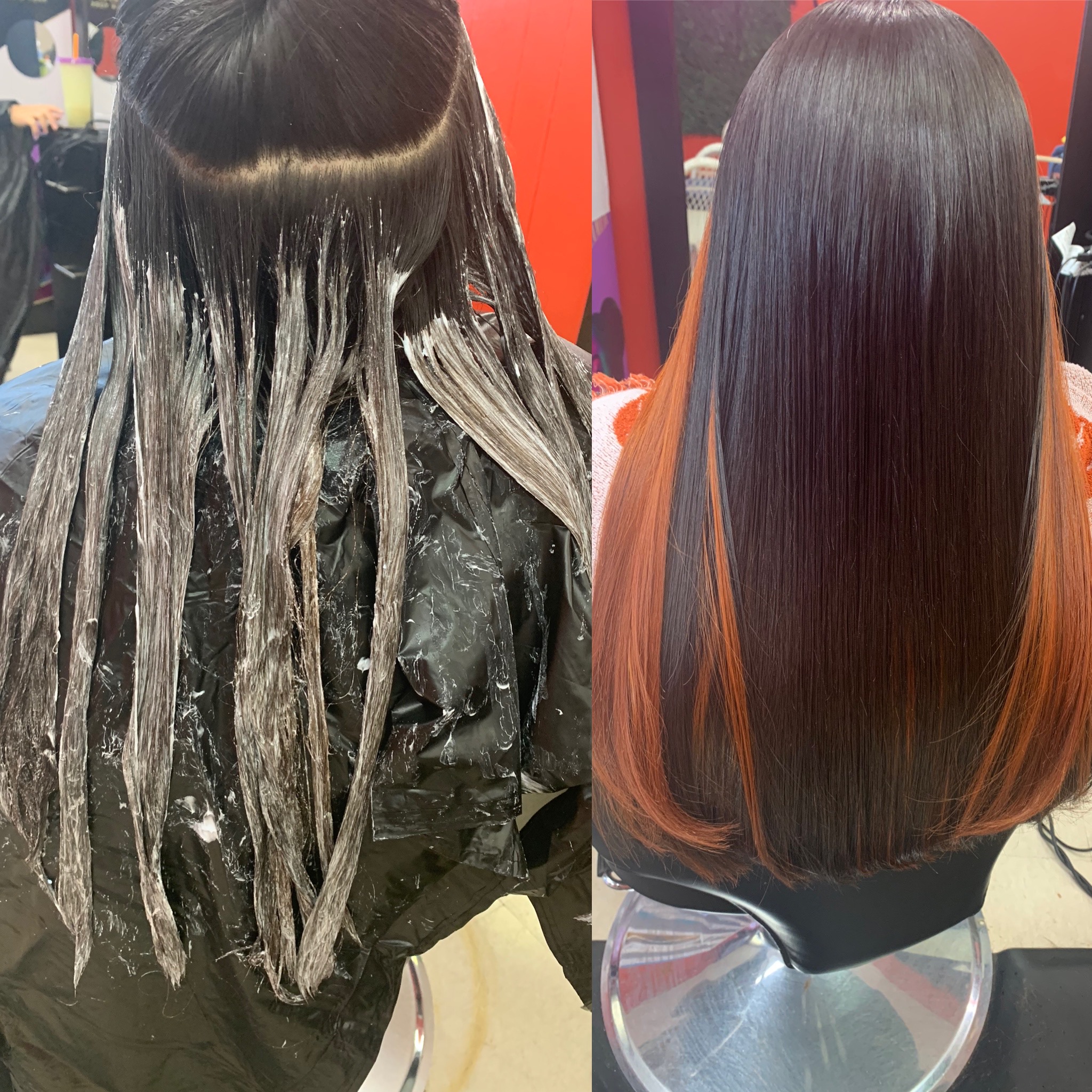 Hair styled at Vanesa Dominican Hair Salon